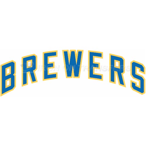 Milwaukee Brewers Iron-on Stickers (Heat Transfers)NO.1701
